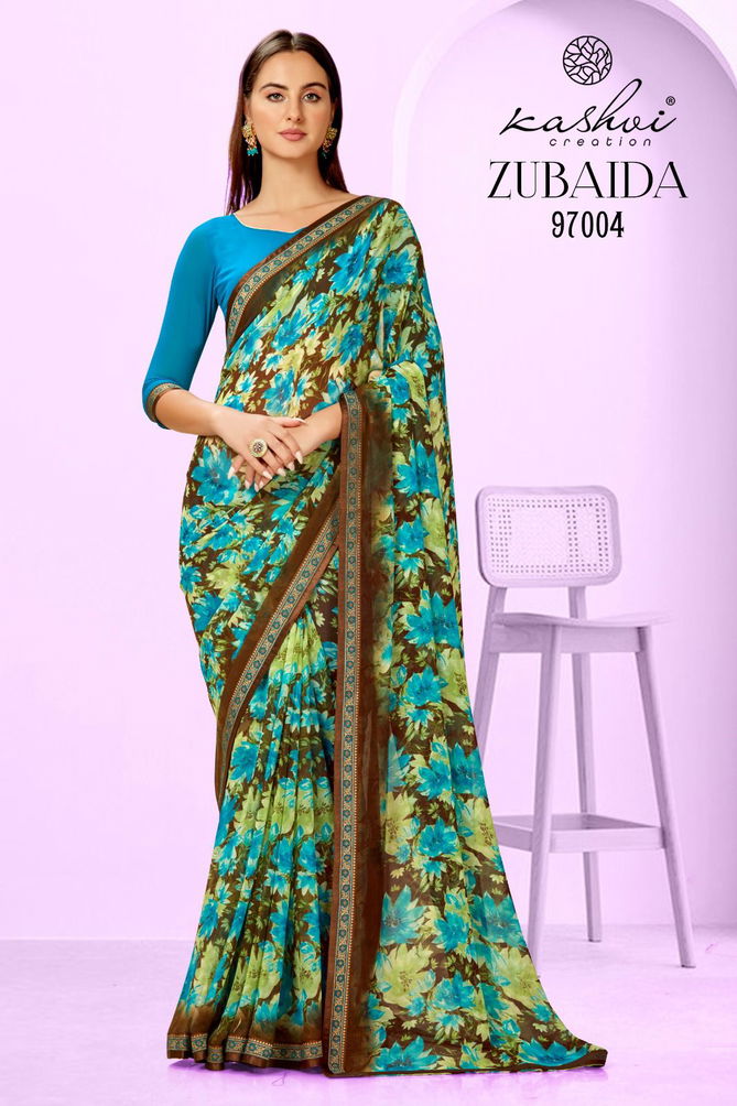 Kashvi Zubaida By Lt Fabric Georgette Sarees Catalog